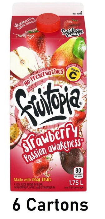 Fruitopia Strawberry Passion Awareness Juice 1.75L Each 6 Cartons