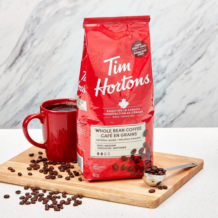 Tim Hortons Whole Bean Coffee 2LB Bag From Canada