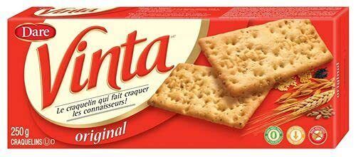 Dare Vinta Original Crackers, Dare, 250g/9oz, 2 BOXES