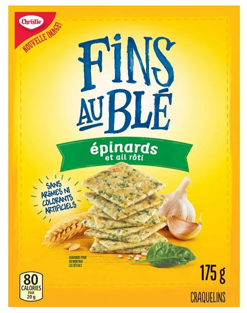 Wheat Thins Spinach and Roasted Garlic Crackers, 175g