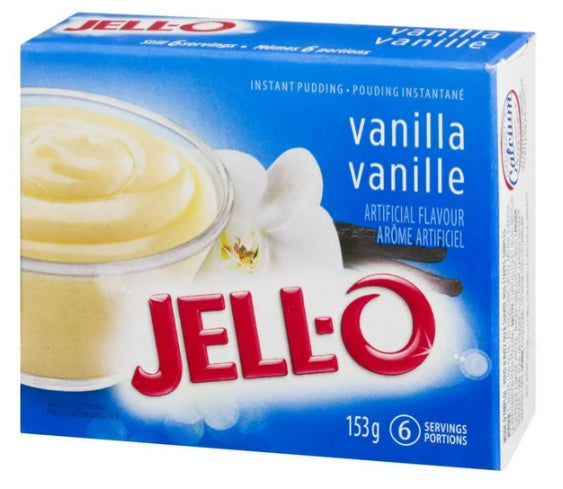 Jell-O Vanilla Instant Pudding Mix, 153g