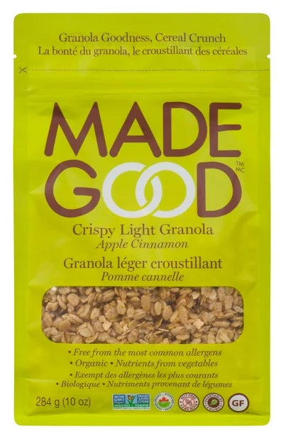 MadeGood Apple Cinnamon Crispy Light Granola 284g