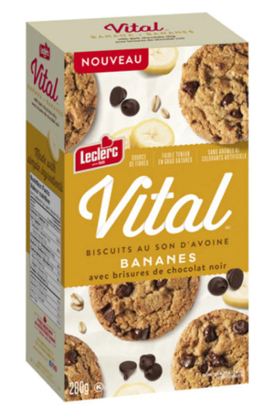 Vital Oat Bran Cookie Chocolate Chip Banana 280g