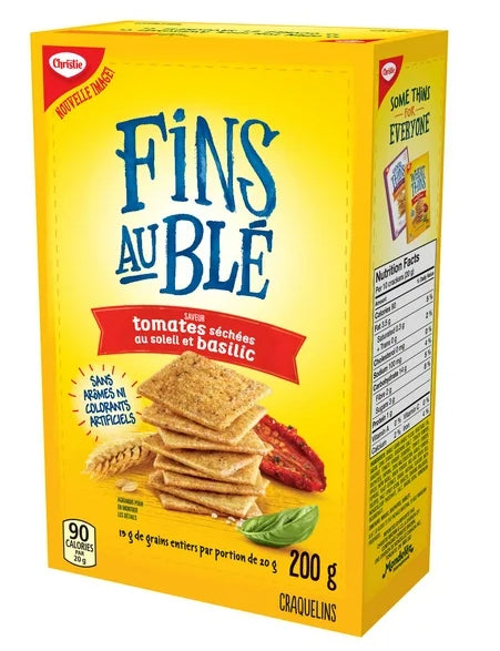 Wheat Thins Sundried Tomato and Basil Crackers, 200g