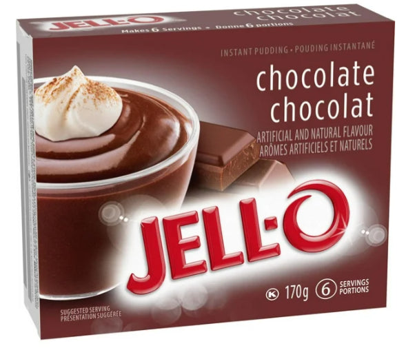 Jell-O Chocolate Instant Pudding Mix, 170g