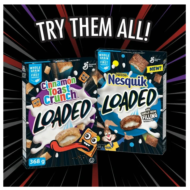 Cinnamon Toast Crunch Loaded Cereal, Whole Grains, 368g