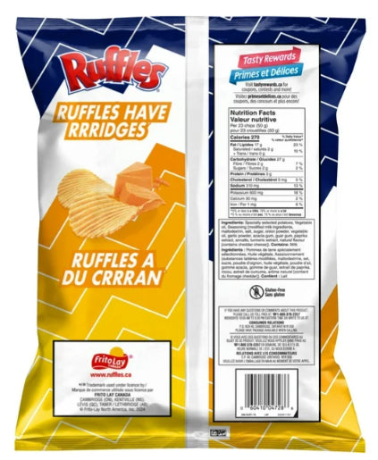 Ruffles Au Gratin Flavored Potato Chips, 200g