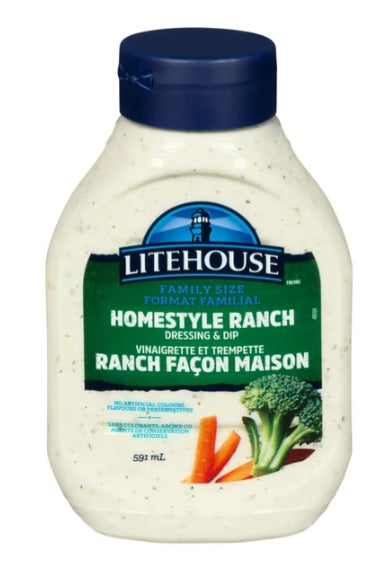 Litehouse Homestyle Ranch Dressing & Dip, 592mL