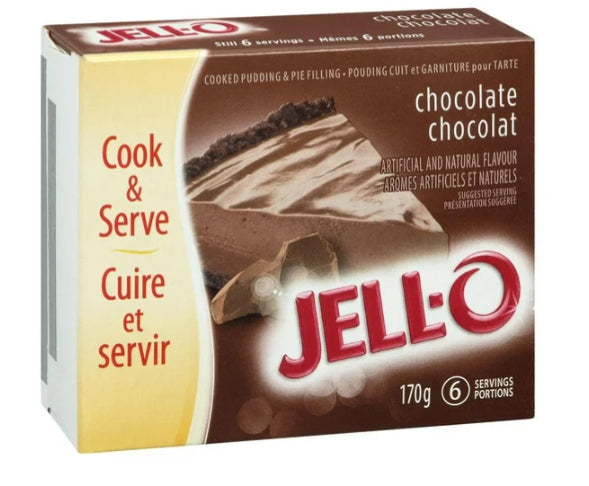 Jell-O Instant Pudding and Pie Filling, Chocolate, 170g