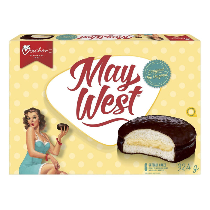 Vachon May West Snack Cakes 11.4oz Box