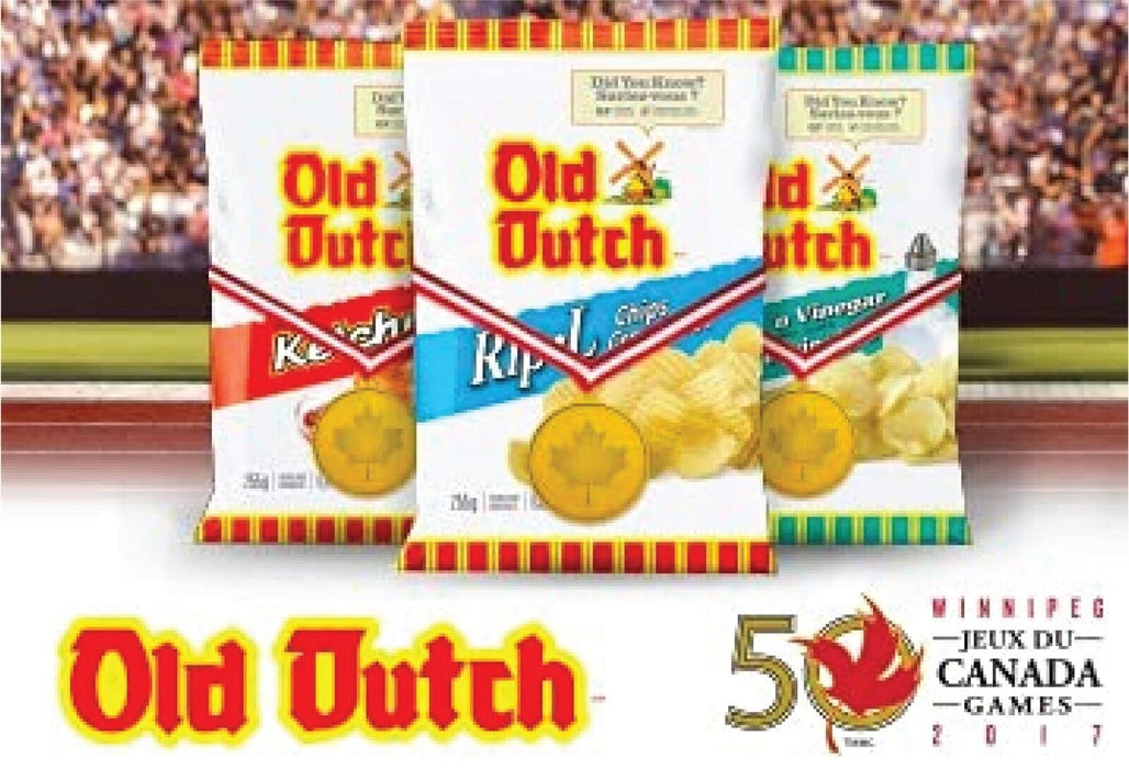 Old Dutch Potato Chips 1 Bag of Ketchup Flavour + 1 Bag of All Dressed 180g EACH