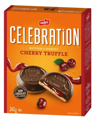 Celebration Cherry Truffle Chocolate Cookies, 240g