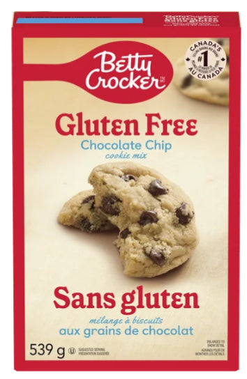 Betty Crocker Gluten Free Cookie Mix, Chocolate Chip, 539g