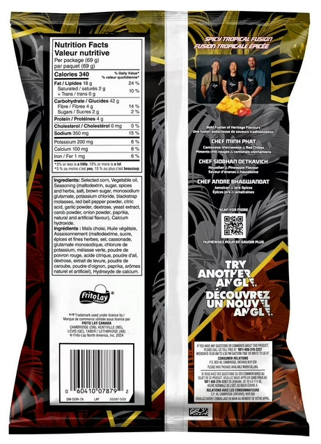 Doritos Spicy Tropical Fusion Flavored Tortilla Chips, 69g