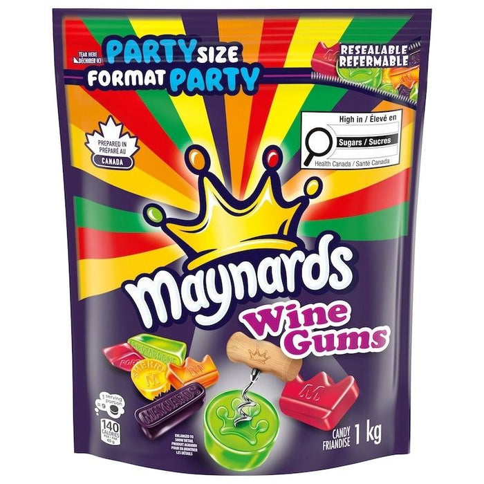 Maynards Wine Gums Party Size Bulk Candy, 1kg