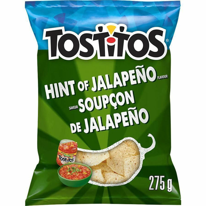 Tostitos Restaurant Style Hint of Jalapeño Tortilla Corn Chips 275g Each 12 Bag