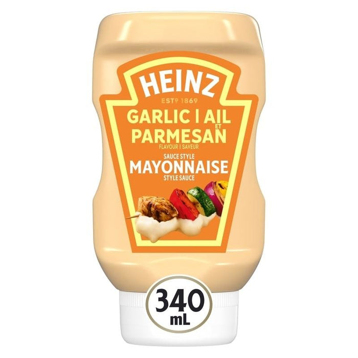 Heinz Garlic Parmesan Mayonnaise Style Sauce, 340mL