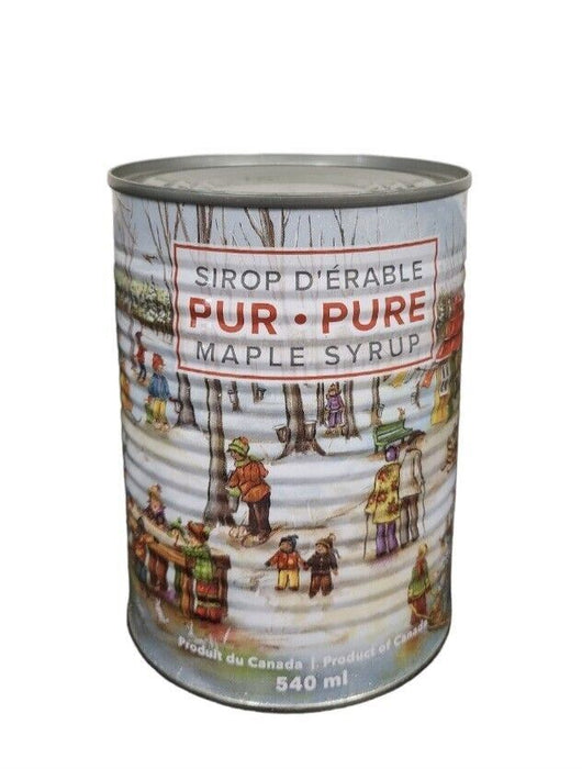 100% Pure Canadian Premium Maple Syrup Grade A Amber 540ml/18oz Each 10 Cans - CanadaGrocery