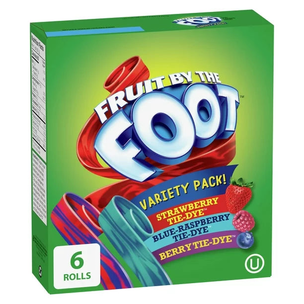 Betty Crocker Fruit by The Foot Variety Pack, 6ct, 128g/4.5oz