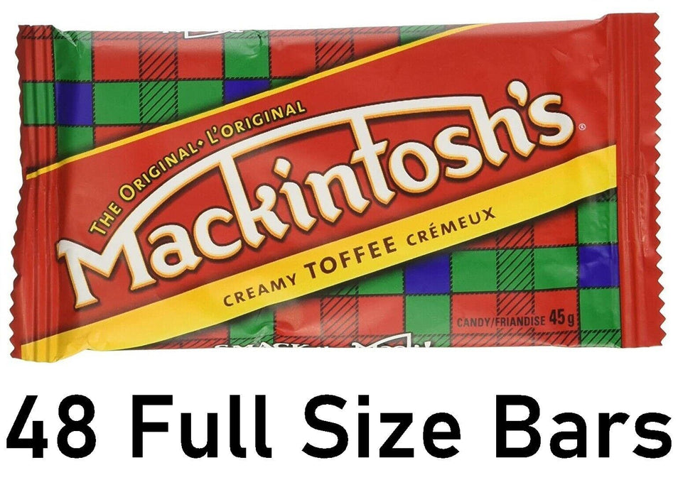 Nestle Mackintosh's Creamy Toffee Bars 45g Each 48 Bars - CanadaGrocery