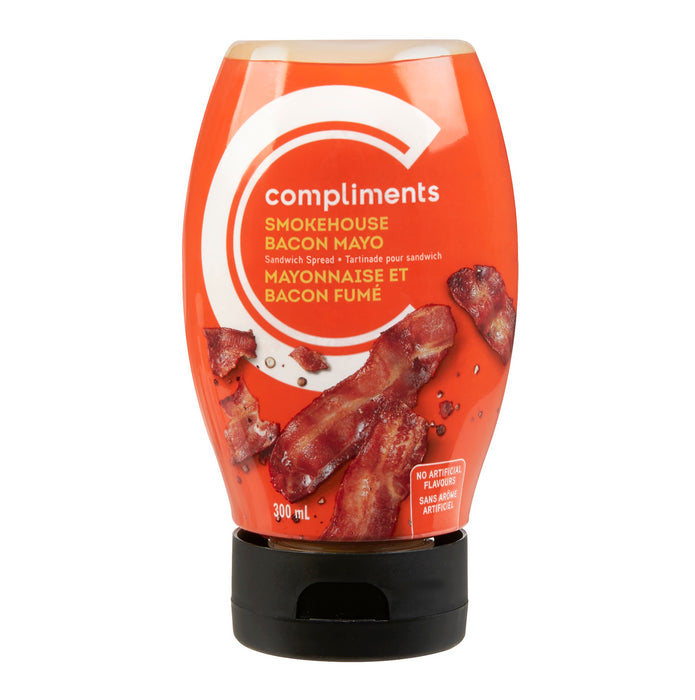 Compliments Smokehouse Bacon Mayo, 300ml/10.1oz