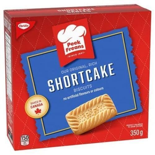 Peek Freans Shortcake Biscuits/Cookies, 350g/10.6 oz., 2-Pack {Canadian Product}