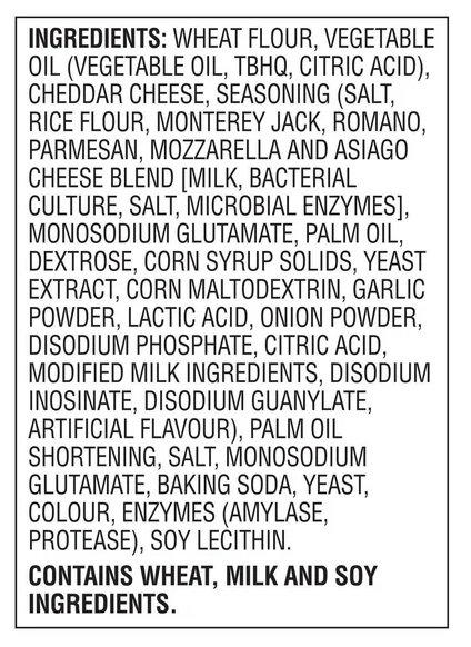 Cheez-It Baked Snack Crackers Italian Four Cheese Flavor, 200g - CanadaGroceryStore