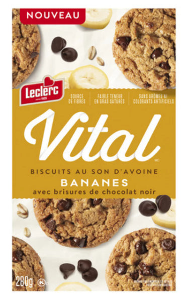 Vital Oat Bran Cookie Chocolate Chip Banana 280g
