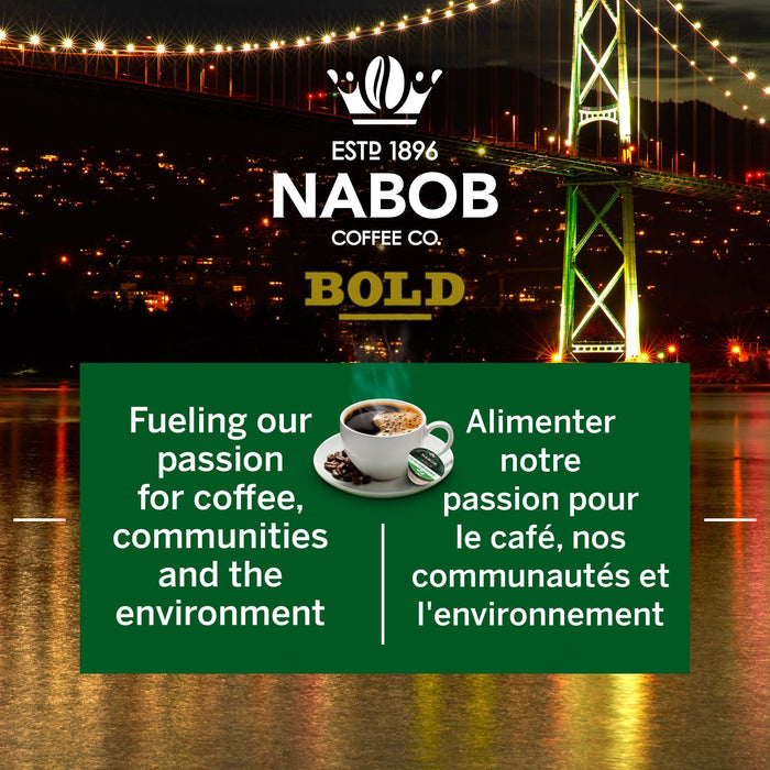 Nabob Full City Dark Coffee, 4 Boxes of 30 K-Cup Pods (120 Total)