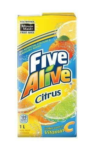 Five Alive Citrus, 1 Litre/2.2lbs, Juice Carton