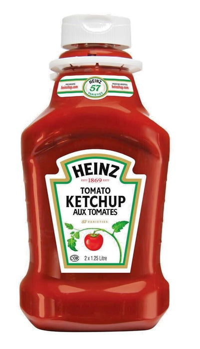 Heinz Ketchup Condiment 1.25L Each 2 Bottles From Canada