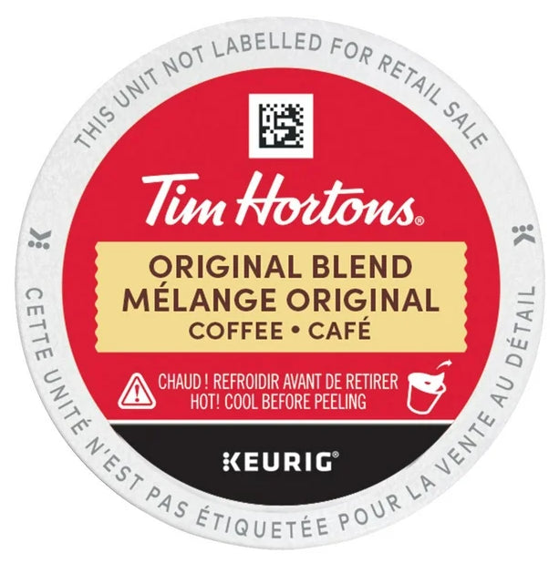 Tim Hortons Original Blend Medium Roast Coffee, 12ct, 126g