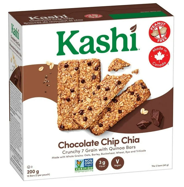 Kashi Seven Grain Chocolate Chip Chia with Quinoa Bars, 210g