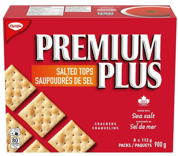 Premium Plus Salted Tops Crackers, 900g