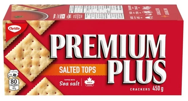 Premium Plus Salted Tops Crackers, 450g