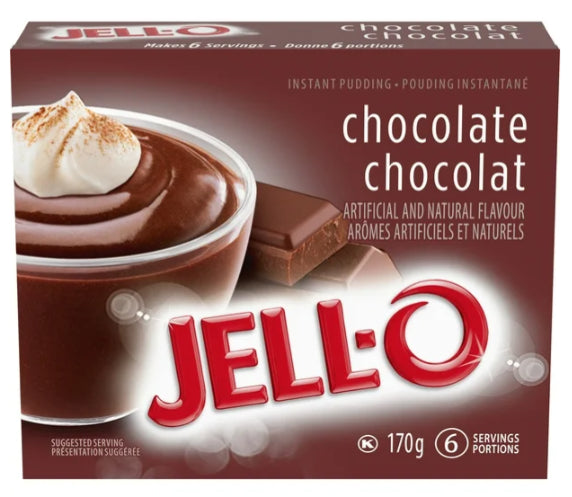 Jell-O Chocolate Instant Pudding Mix, 170g