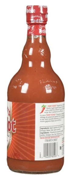 Frank's RedHot, Hot Sauce, Original, 680mL (Imported from Canada)