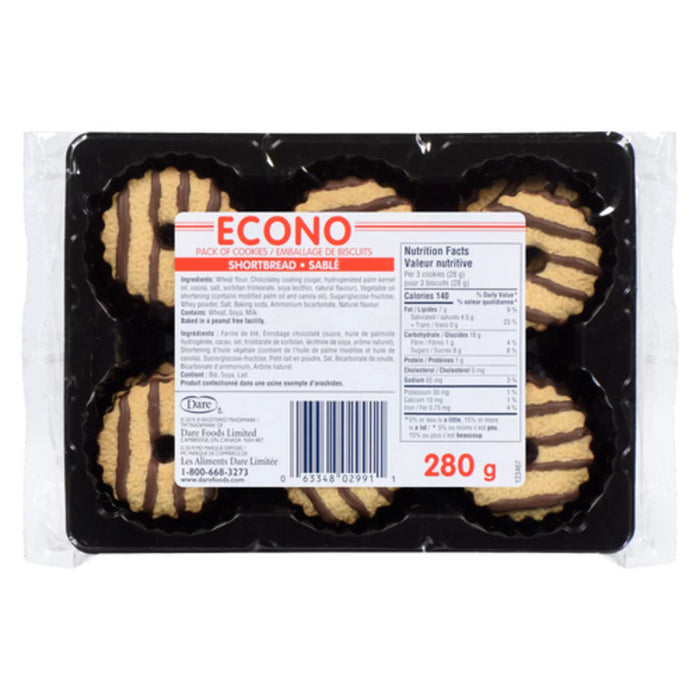 Dare, Econo Pack of Cookies, Shortbread, 280g/9.8 oz