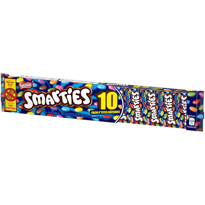 Nestle Smarties Snack Size 10g Each 10 Small Boxes