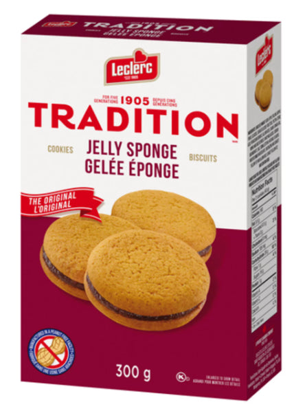 Leclerc Tradition Cookie Jelly Sponge 300g