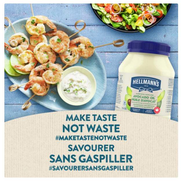 Hellmann's Avocado Oil Gluten-Free Mayonnaise 710ml