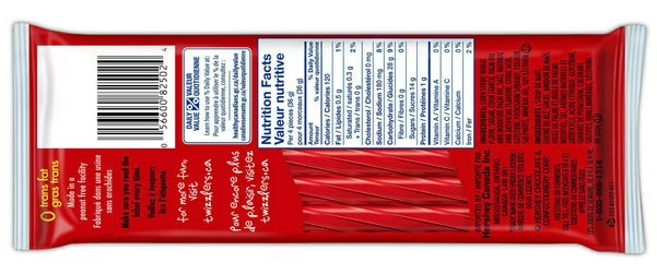 TWIZZLERS Strawberry Twists Candy, 90g