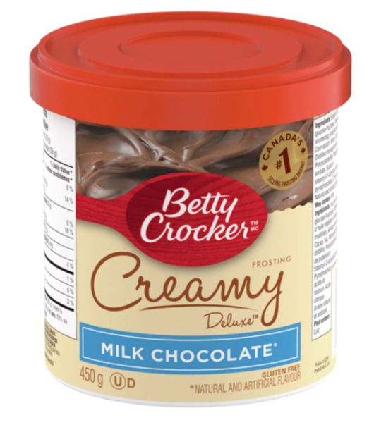 Betty Crocker Milk Chocolate Creamy Deluxe Frosting 450g