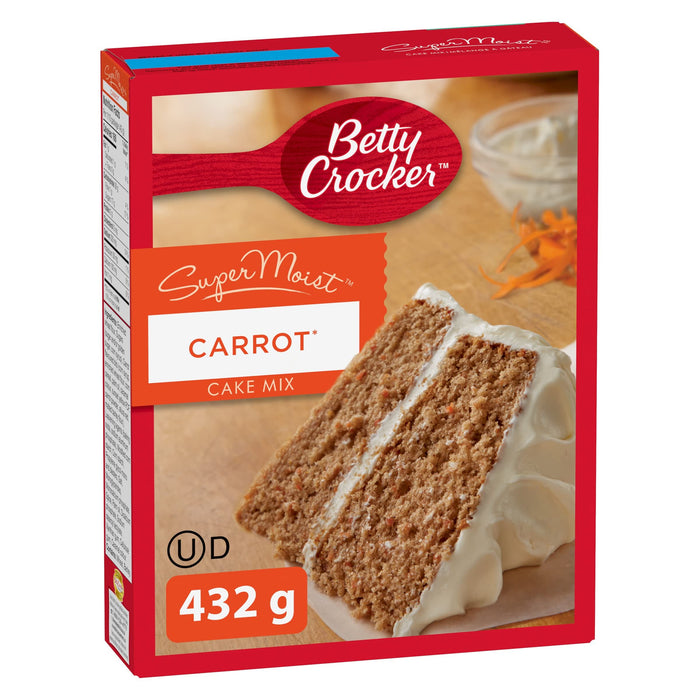 Betty Crocker SuperMoist Carrot Cake Mix, 432g/15 oz. Box