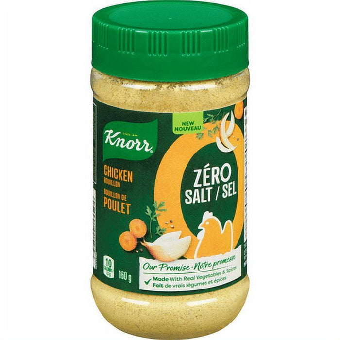 Knorr Zero Salt Chicken Bouillon Powder, 160g/5.6oz