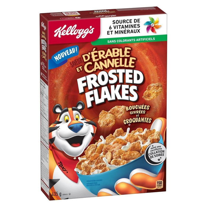 Kellogg's Maple Cinnamon Frosted Flakes Cereal, 435g/15oz Box