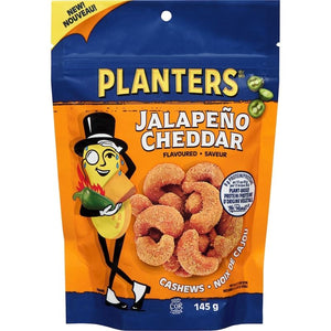 Planters Cashews Jalapeno Cheddar Flavoured, 145g