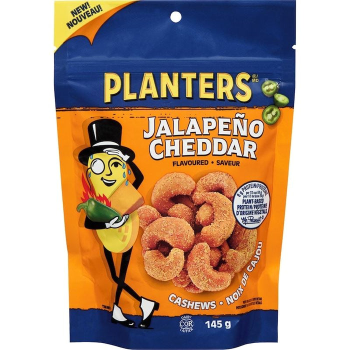 Planters Cashews Jalapeno Cheddar Flavoured, 145g