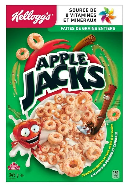 Kellogg's Apple Jacks Cereal, 345g