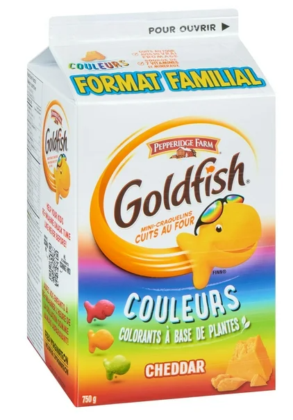 Goldfish Colors Family Size Cheddar Crackers, 750g